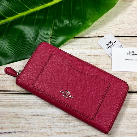 COACH * ACCORDION ZIP WALLET - Picture 6 of 8